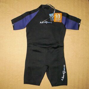 Neosport Wetsuit 2.5mm  Mens Size XXL Large Color Black / Purple